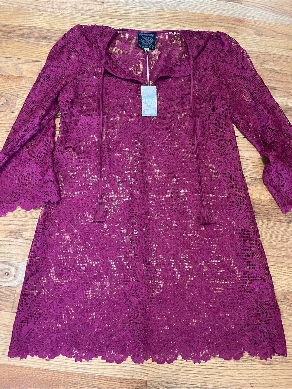Johnny Was Harper Lace Tunic new medium - Picture 2 of 7